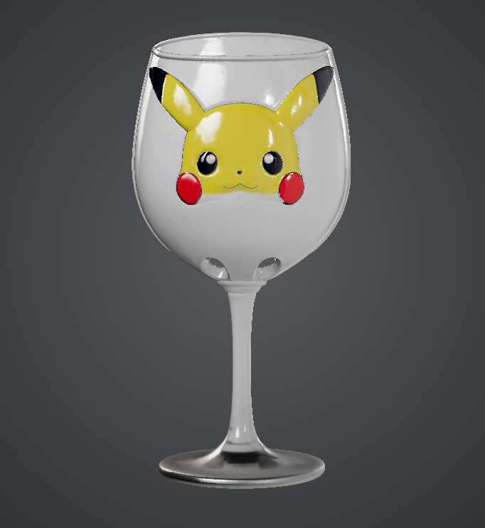 Wine Glass Picachu