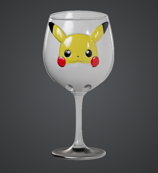 Wine Glass Picachu